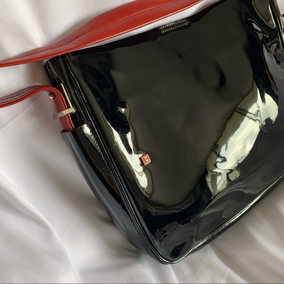 BALLY Black Patent Shoulder Tote Bag - Picture 4 of 11